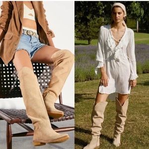 Free people banks over the knee boots
